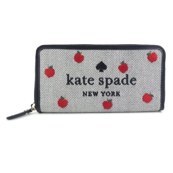 kate spade new york Handbags - kate spade new york ella apple toss zip around large continental wallet NWT
